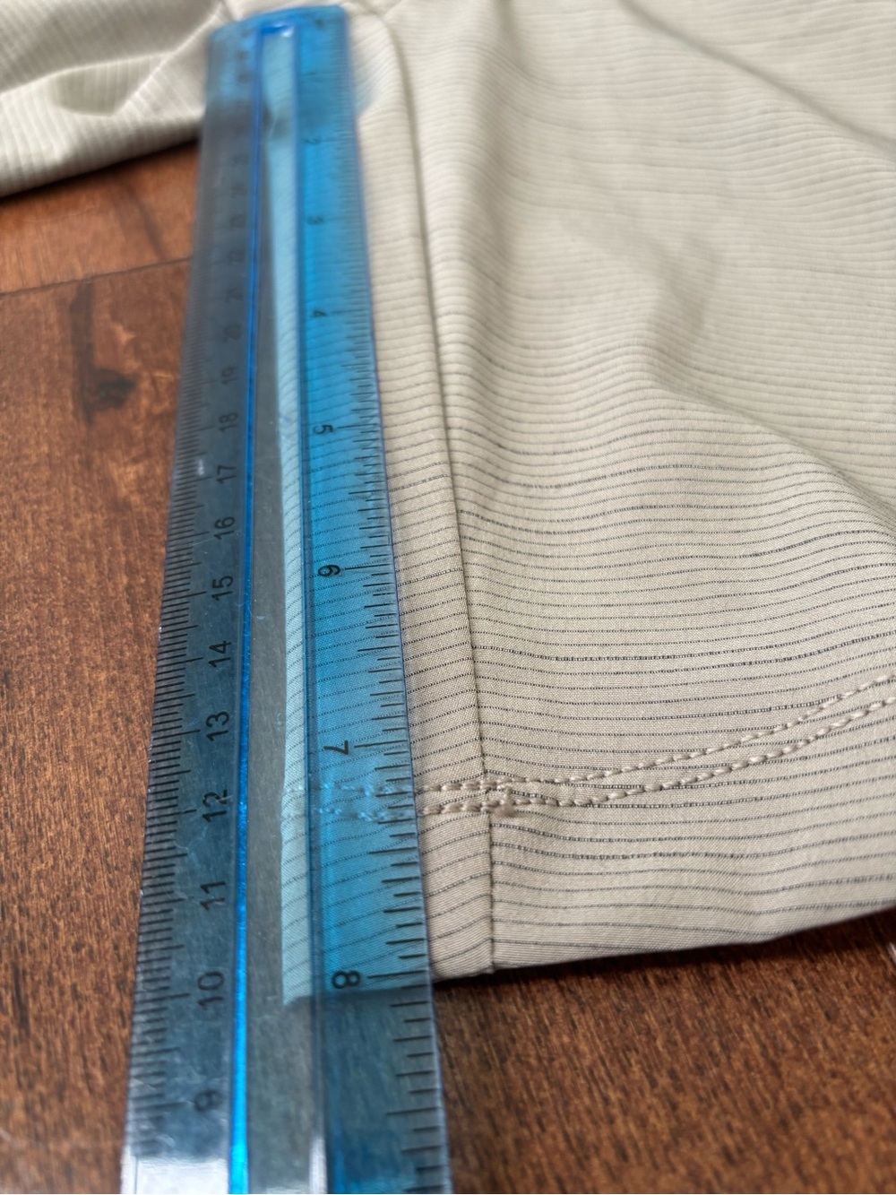Vuori Men's Light Khaki Performance Flat-Front Shorts - Picture 7 of 7